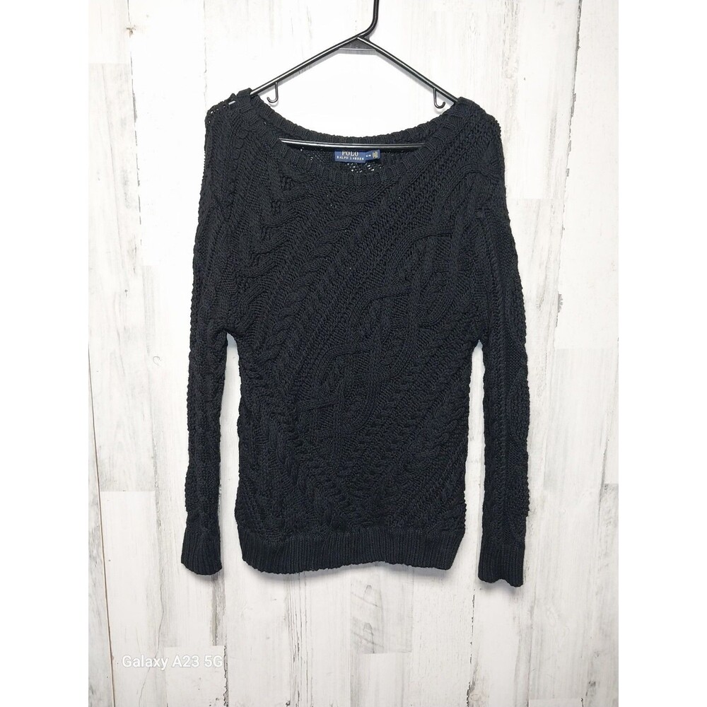 Polo Ralph Lauren ladies cable knit sweater pullover size M